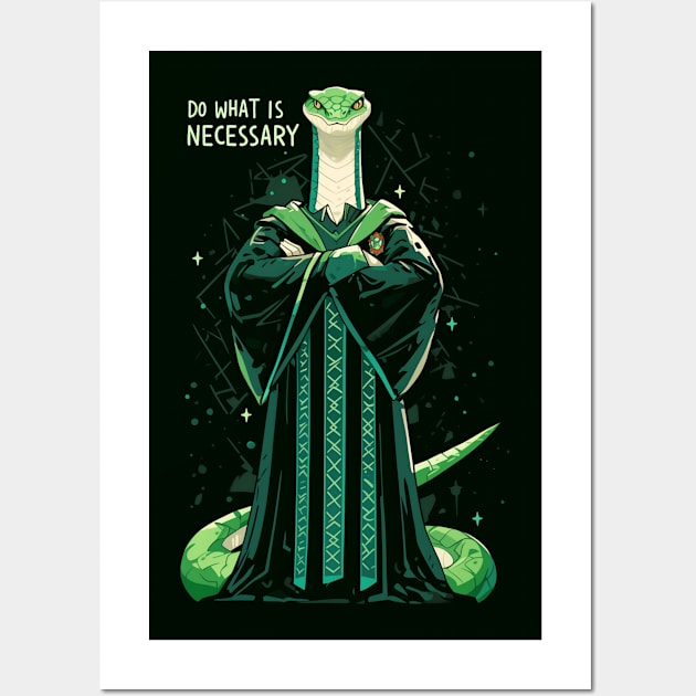 Do What Is Necessary - Mystical Serpent - Fantasy Wall Art by Fenay-Designs